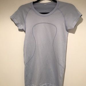 Lululemon Swiftly Tee in light blue